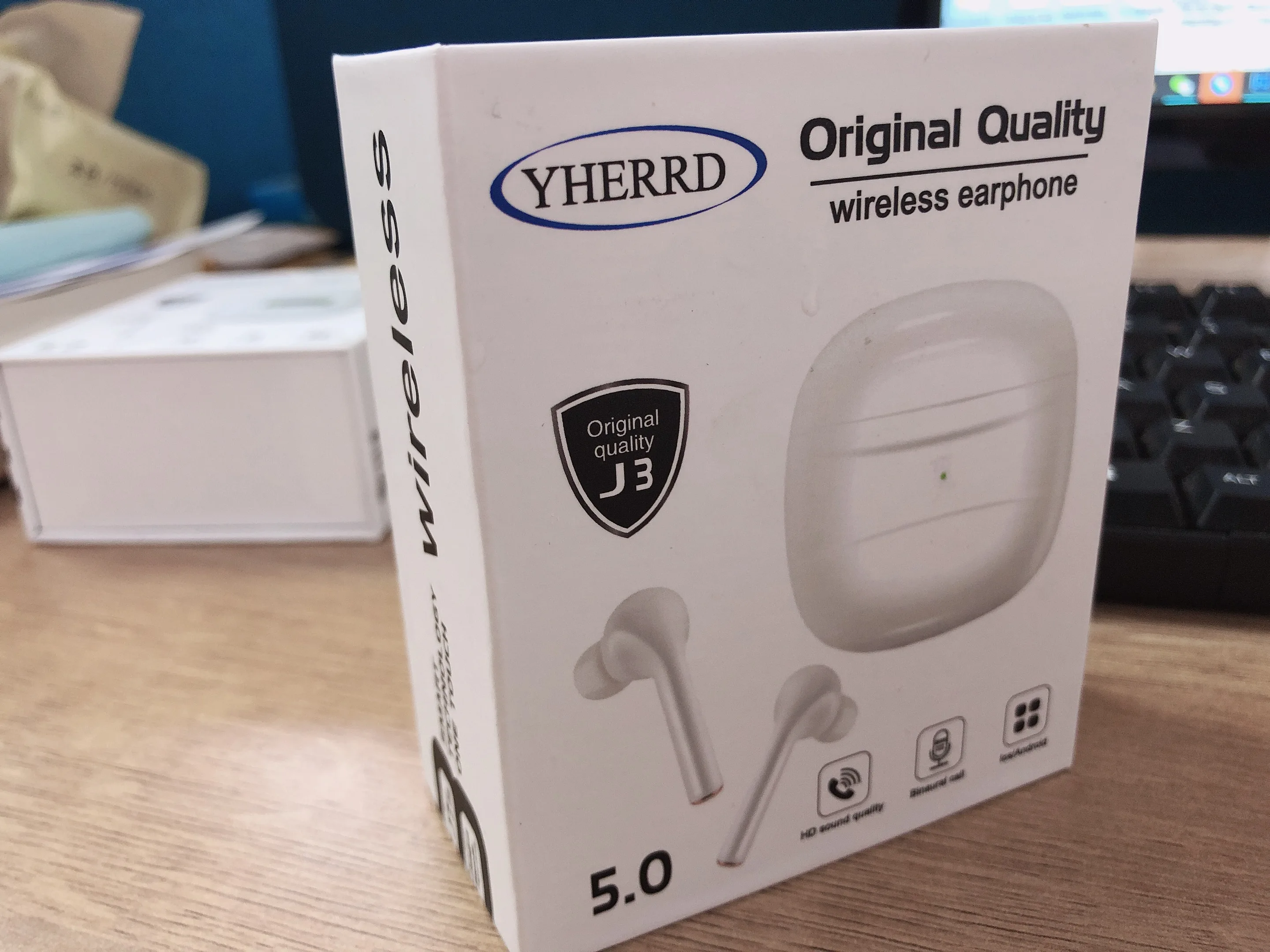 TWS наушники YHERRD с микрофоном поддержкой Bluetooth 5 0 и сенсорным управлением|Наушники
