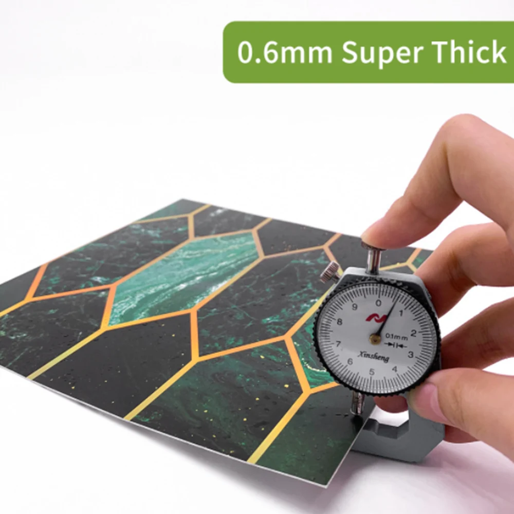 

Green Bronzing Waterproof Mosaic Tile Sticker Bedroom Living Room Home Decoration Wall Sticker