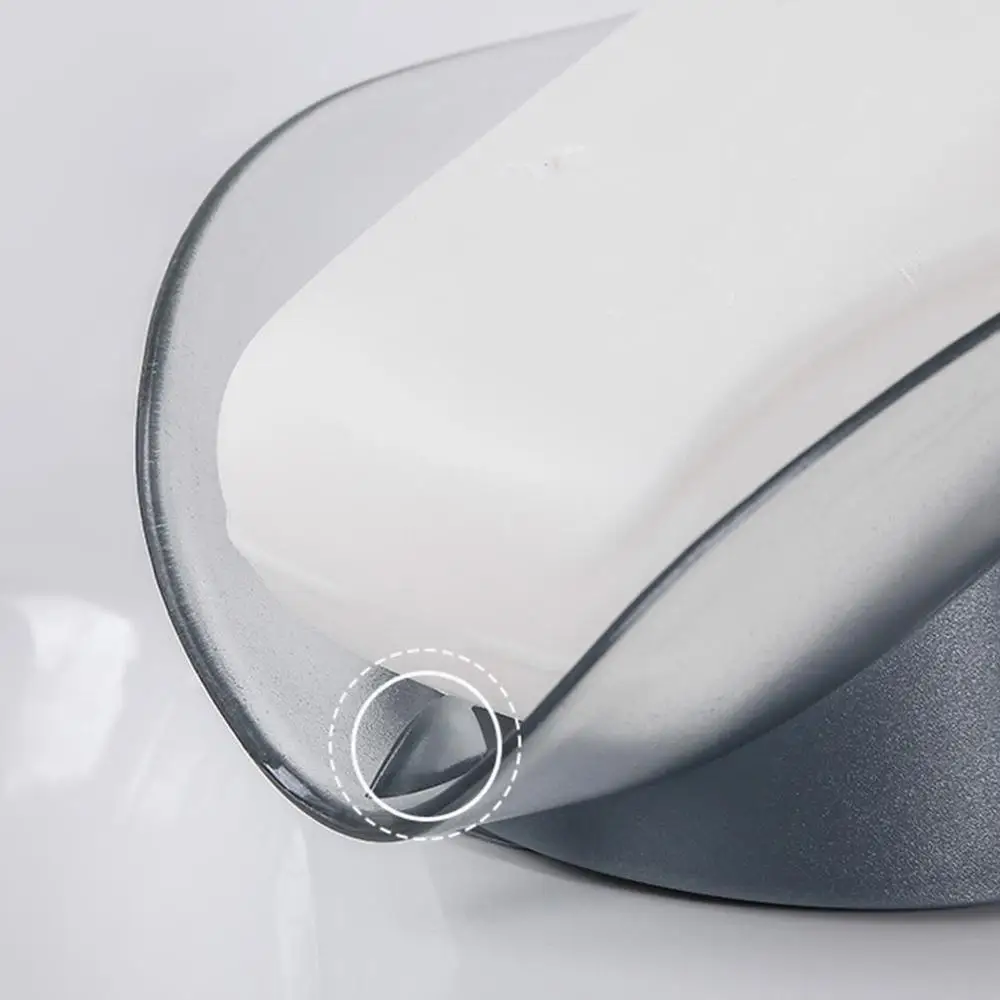 

1 Pcs Creative Soap Box Drain Soap Holder Free Perforated To Dish Supplies Laundry Sucker Bathroom Leaf Soap Put Z0O3