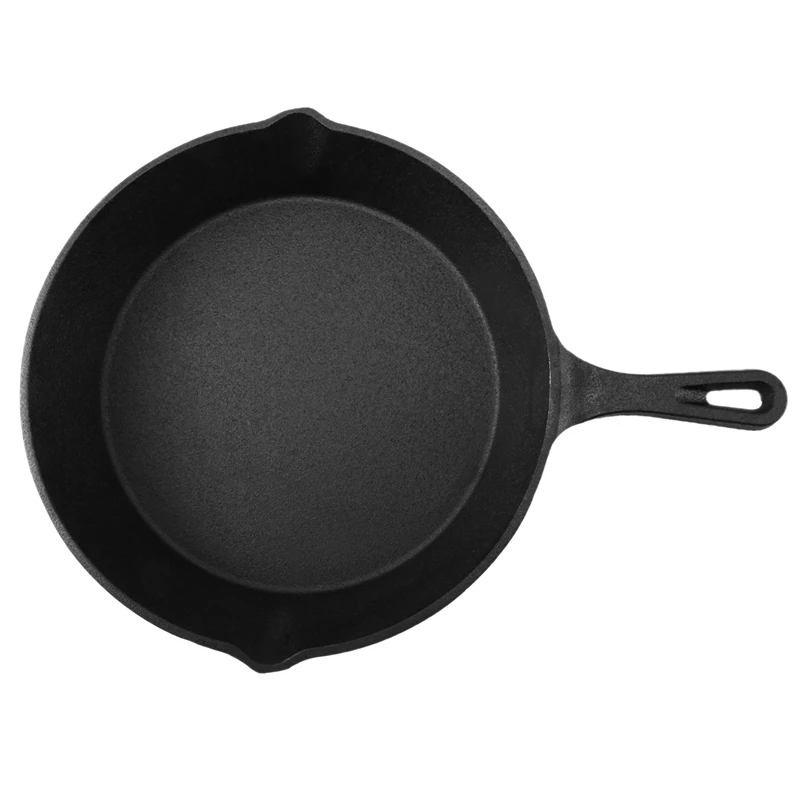 

Cast Iron Non-Stick Skillet Frying Pan for Gas Induction Cooker Egg Pancake Pot Kitchen Dining Tools Cookware
