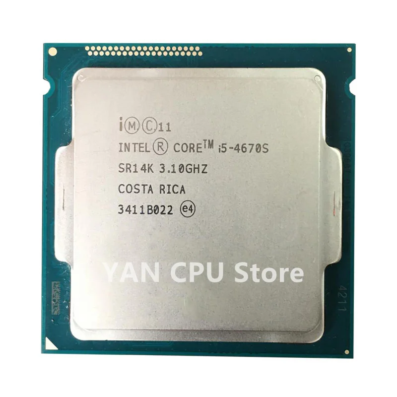 

Free shipping Intel Core i5-4670S i5 4670s 3.1 GHz Quad-Core Quad-Thread CPU Processor 6M 65W LGA 1150