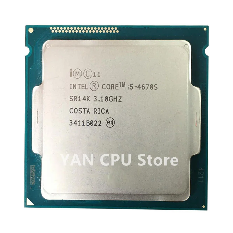 Бесплатная доставка Intel Core i5-4670S i5 4670s 3 1 ГГц Quad-Core Quad-нить Процессор 6 м 65 Вт LGA 1150 |