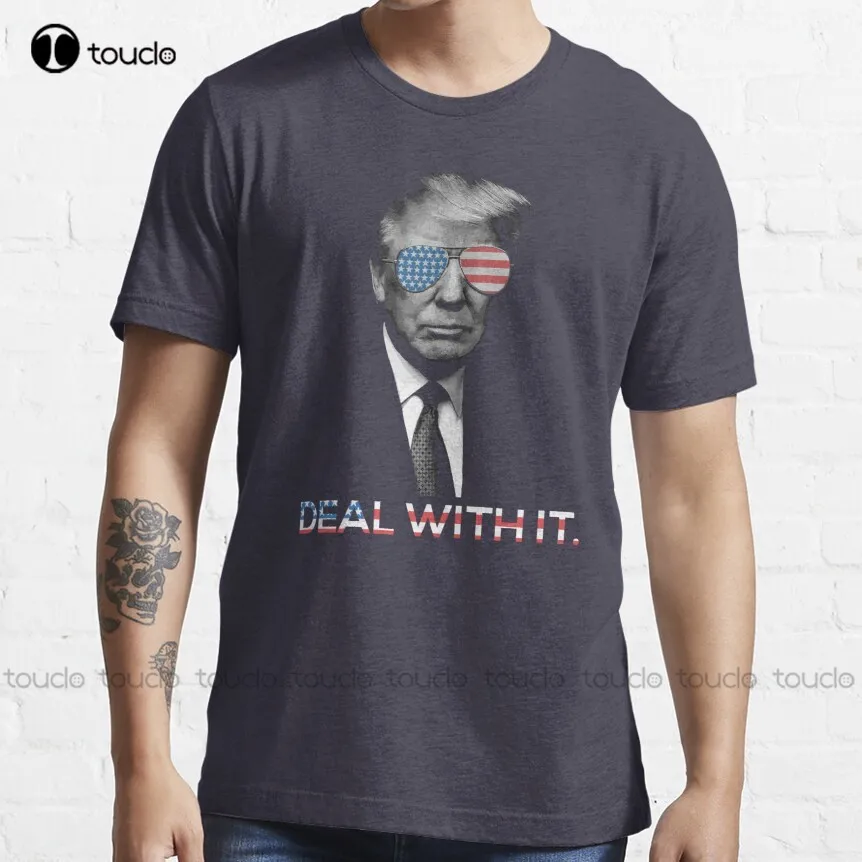 

Trump- Deal With It Essential T-Shirt 80S Shirts For Women Custom Aldult Teen Unisex Digital Printing Tee Shirt Xs-5Xl