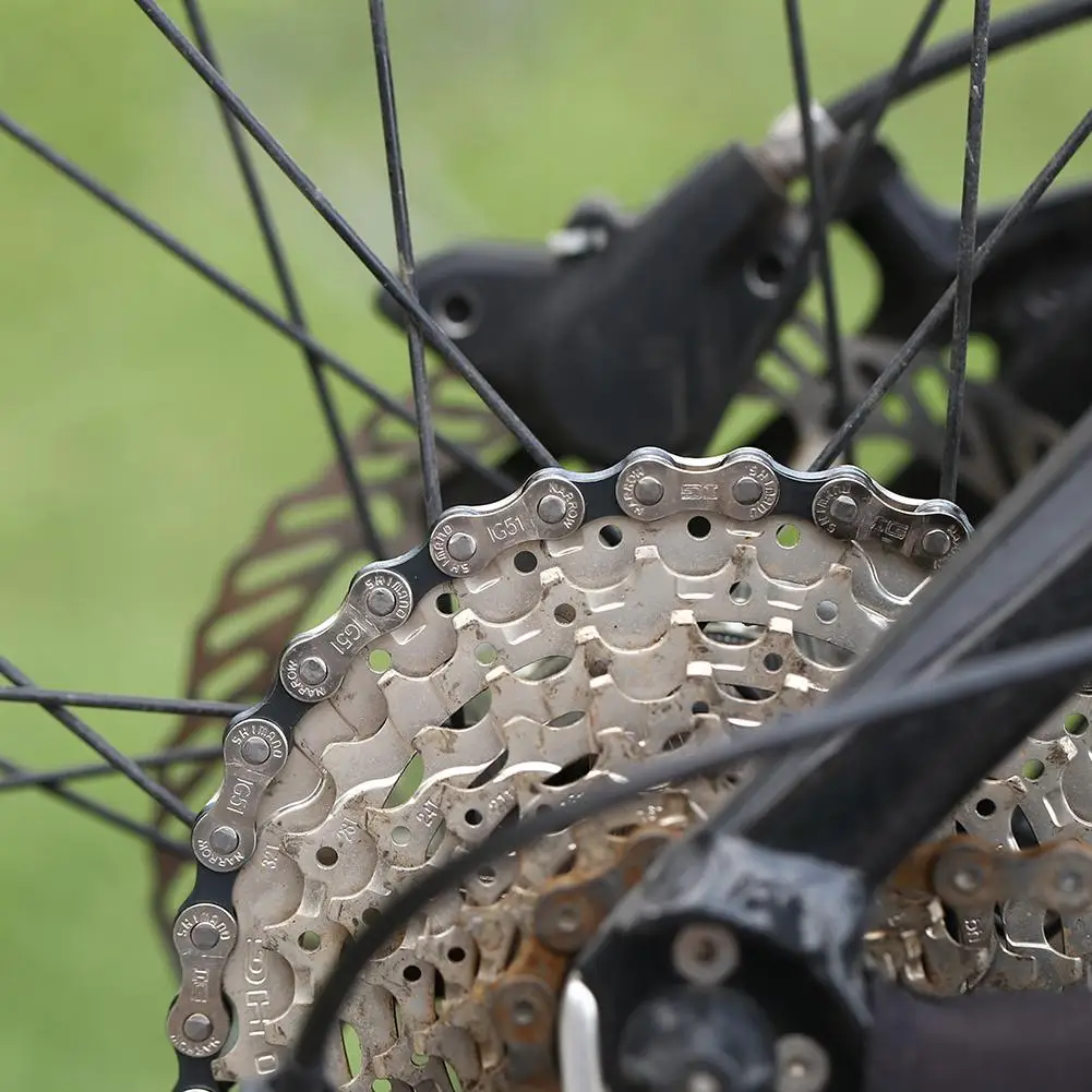 

116 Links 7S8 Speed Mountain Bike Chain IG51 Freewheel Shift Chain for MTB Mountain bisiklet aksesuar Bike Repair Tool