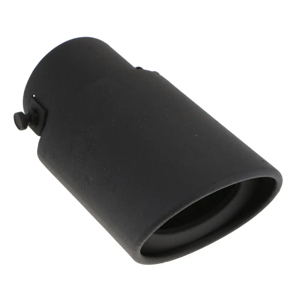 

Автомобильный Универсальный круглый черный глушитель выхлопной трубы из нержавеющей стали