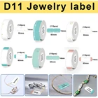 Наклейка Niimbot D11 мини принтер для этикеток, бумажная этикетка для ювелирных изделий для Niimbot D11, портативный производитель этикеток, водонепроницаемый рулон этикеток с защитой от масла