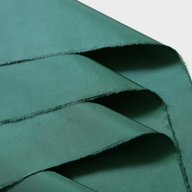 Black Green Burgundy Quality Yarn Dyed Evening Gown Material Silk Taffeta | Дом и сад
