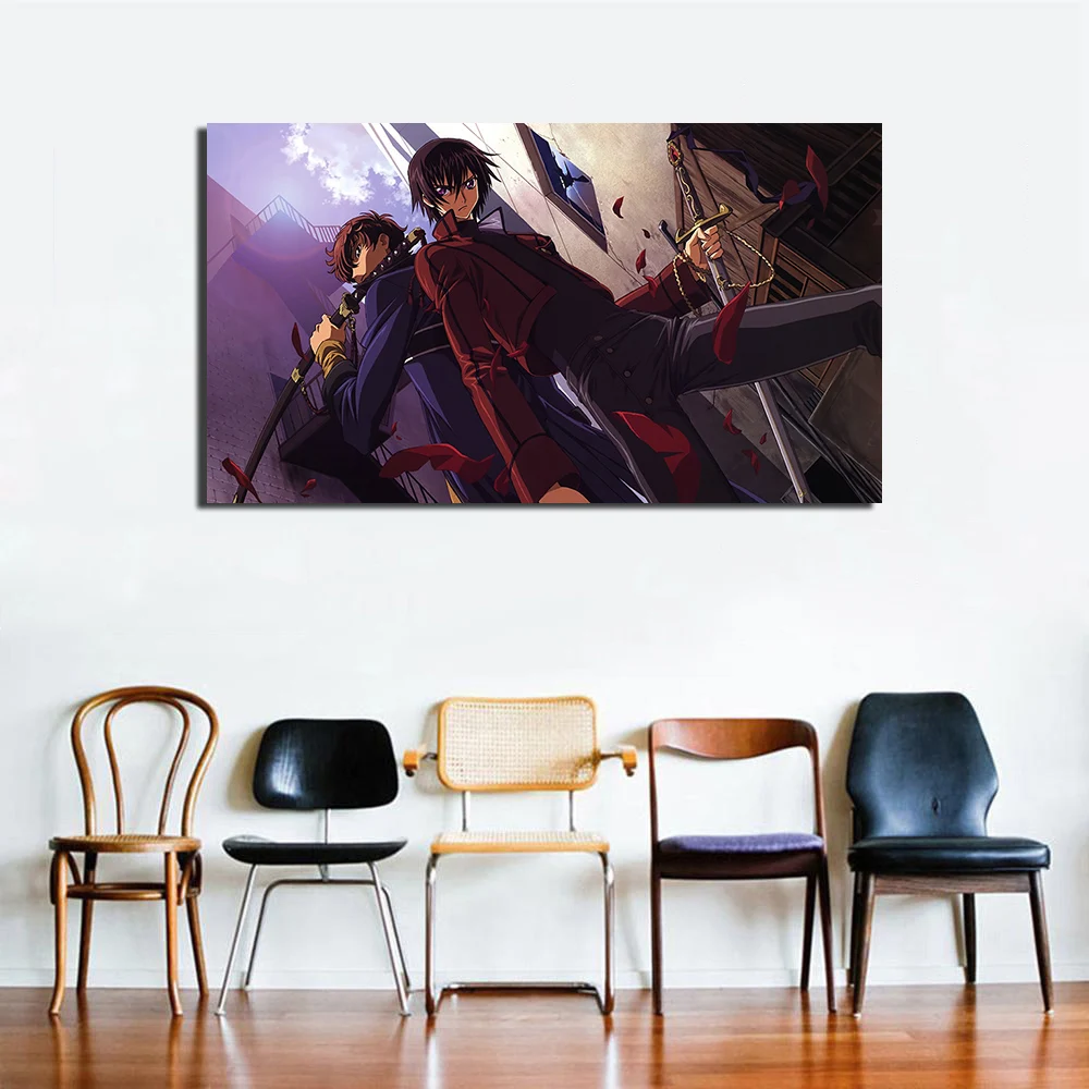 Code Geass Animation Wallpaper Canvas Posters and Prints Wall Art Painting For Living Room Decor | Дом и сад