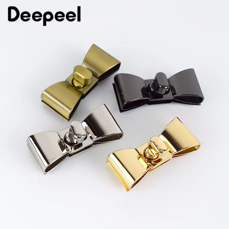 2/4/10 шт. Deepeel 55x23 мм металлические поворотные замки замок для женской сумки