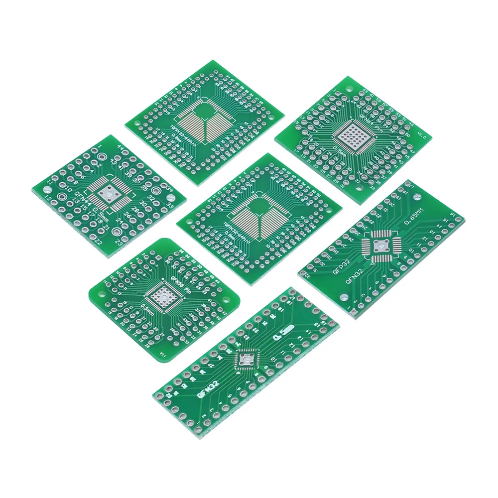 QFN TQFP LQFP FQFP 32 44 48 56 64 80 100 поворотный DIP/SMD для DIP IC адаптера разъем TSSOP SOIC SSOP плата