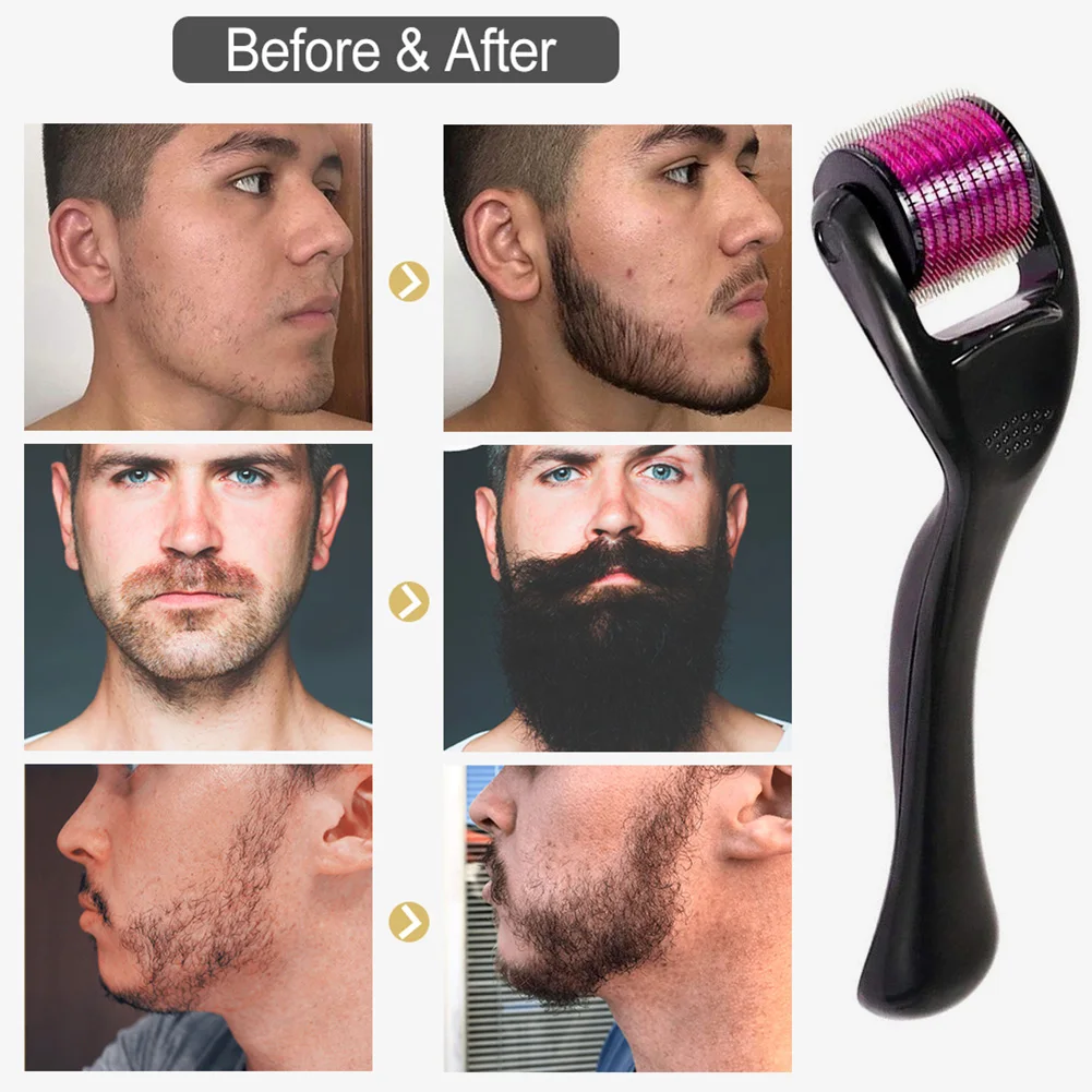 Набор роликов для роста бороды набор Мужская эссенция питательный усилитель