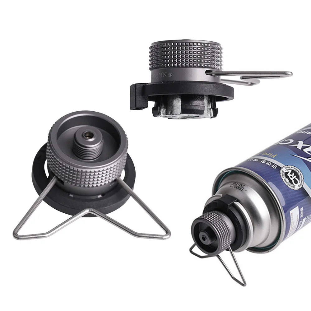 Gas Stove Butane Adapter Cartridge Head Conversion Nozzle Bottle Type Input Screw Lindal Valve Output | Спорт и развлечения