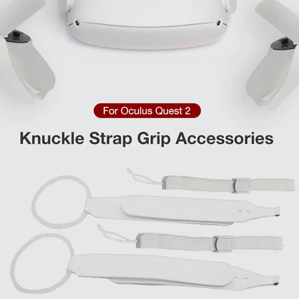 

Anti-off Hand Knuckle Strap For Oculus Quest 2 Virtual Reality Touch Controller Adjustable Handle Grip Wrist Belt Strap