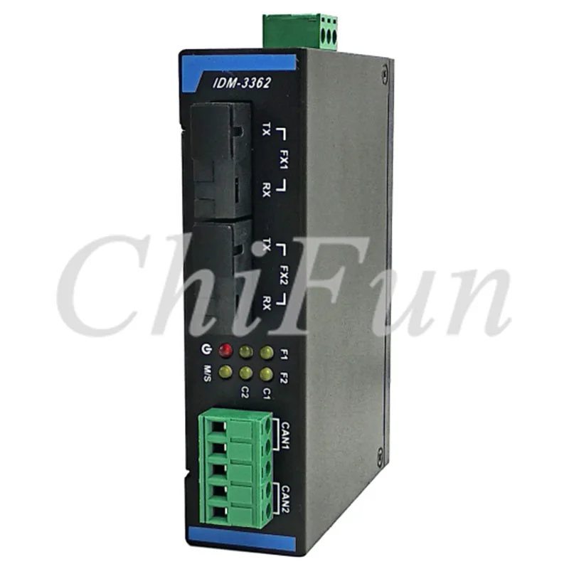 IDM-3362-SC промышленный самозаживляющий кольцевой сетевой Оптический Терминал CAN BUS