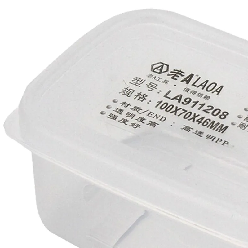 Сумка для хранения деталей LAOA LA911208, портативная, многофункциональная, из пластика PP, устойчивая к падениям, размером 100x70x46 мм.