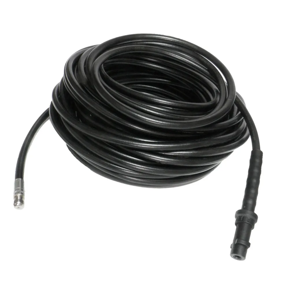 

Washer Hose Car Washer Water Cleaning Extension Hose 2 Nozzles Airless Paint Hose for Cleaner Spray Guns Black