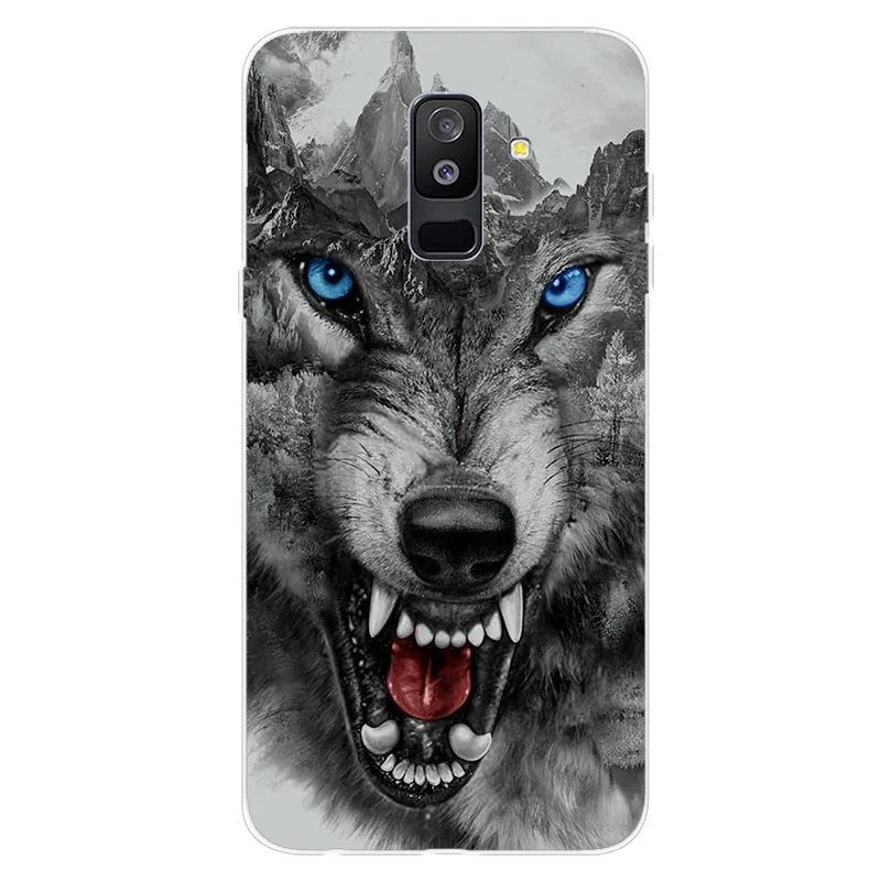 Чехол для Samsung Galaxy A6 A8 2018 силиконовый чехол Plus мягкий из ТПУ A 8 6 телефона - купить