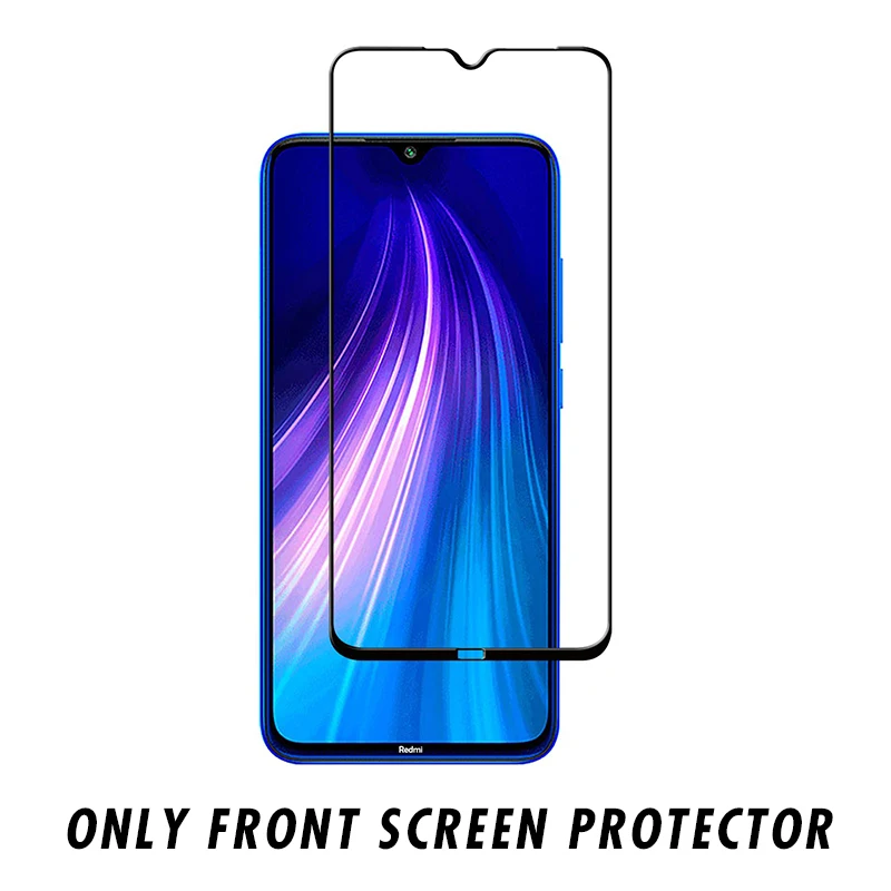 Only 1Front Glass 2 в 1 9D телефон объектив Защитное стекло для экрана протектор для Redmi 8A камера закаленное стекло для Xiaomi Redmi 8 - Материал: Only 1Front Glass