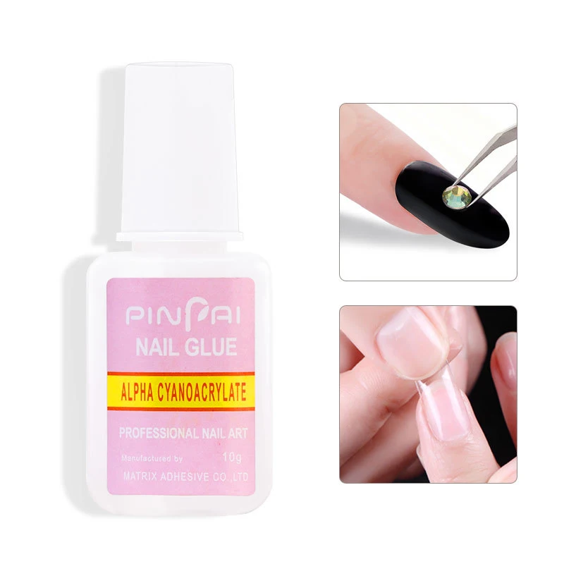 

10g Fast Drying Nail Glue For False French Tips Acrylic Nail Art Decoration Manicure Tool gel nail glue