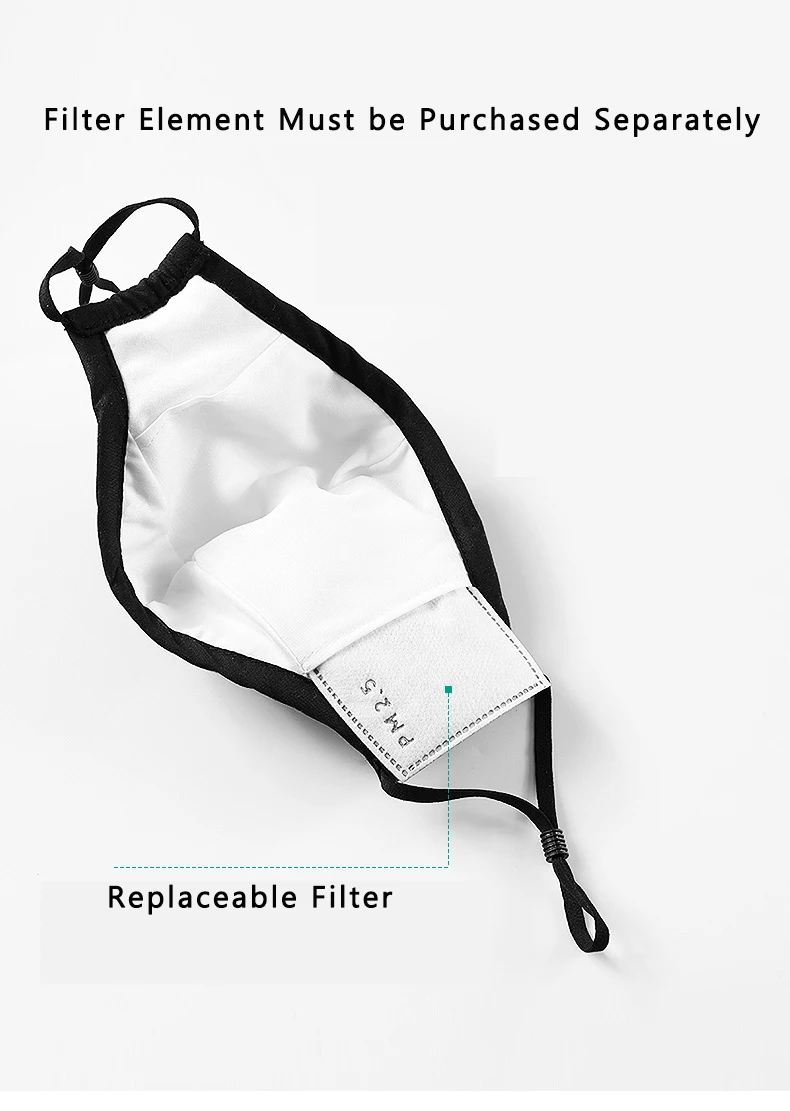 20 шт. PM 2 5 дыхательные маски хлопок дымчатый клапан Анти-пыль рот маска фильтр с