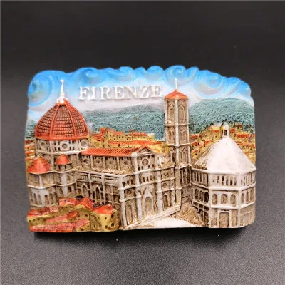 Магнит на холодильник сувенир Дубай версаль лебедь озеро Швейцария Firenze дала