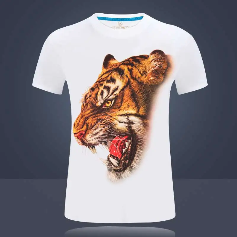 Мужская футболка с коротким рукавом модная уличная одежда 3D принтом|Мужские