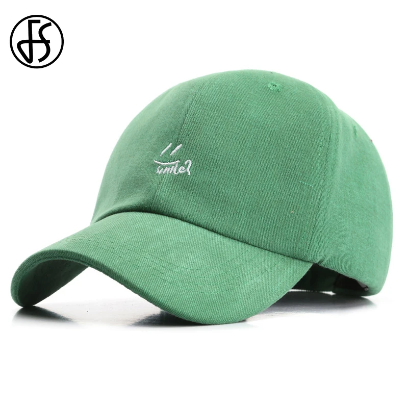 Кепка бейсболка FS Спортивная в стиле хип хоп ярких цветов зеленая летняя