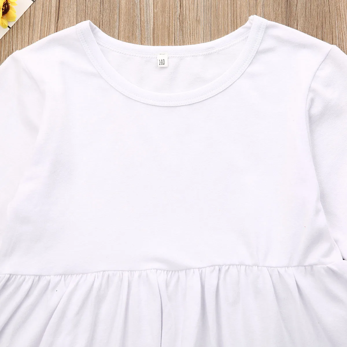 Весенне-осенняя одежда для маленьких девочек футболка с длинными рукавами и