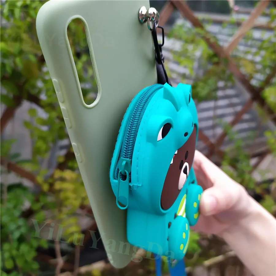 В мультипликационном стиле на молнии кошелек чехол для телефона для Xiaomi mi Note 3 A1 A2 6 8 9 Lite SE 9T Pro CC9 CC9e mi x 2 2S 3 S Max 2 3 Мягкий силиконовый чехол