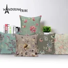 Наволочки для диванных подушек, 45*45, с цветочным принтом