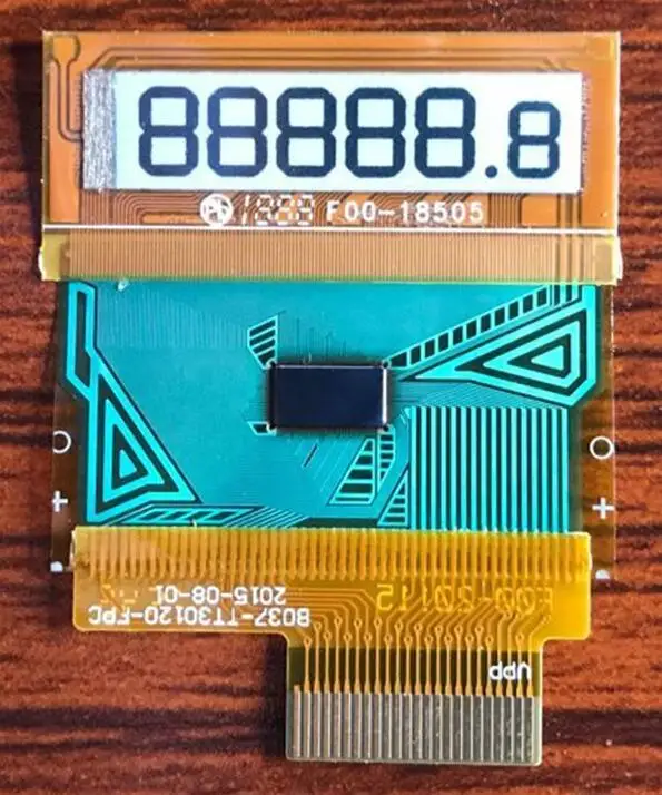0 9 дюймовый сегмент E Paper экран гибкий ink (черный белый) TT30120 COF Drive IC SPI/IIC