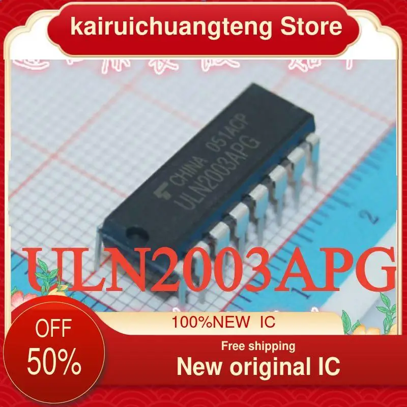 

Новый оригинальный IC 50 шт. ULN2003APG DIP16 ULN2003AG ULN2003AN