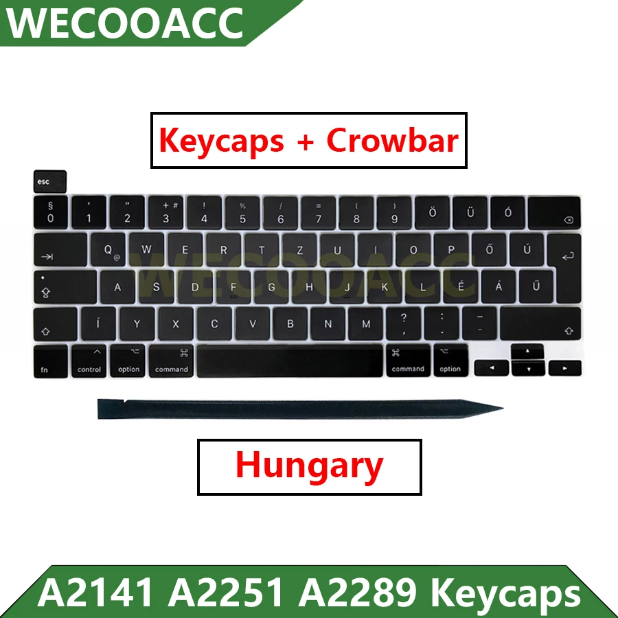 

Новые колпачки для клавиш, колпачки для клавиш, Венгрия, для Apple Macbook Pro Retina 13 "16" A2141 A2289 A2251, колпачки для клавиш 2019 2020 года