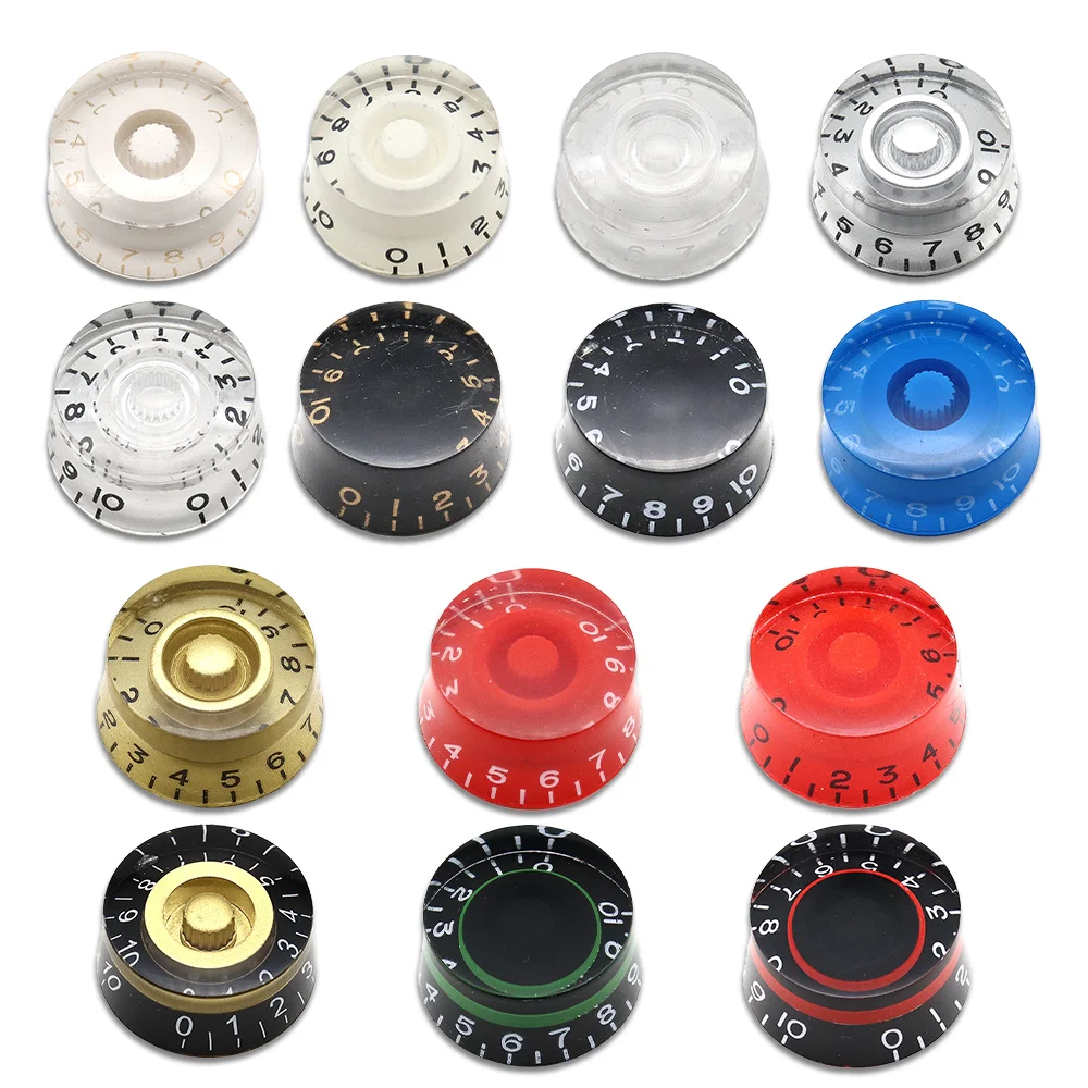 

4Pcs Electric Guitar Knobs acrylic guitar volume tone speed control knobs for LP SG Guitar series