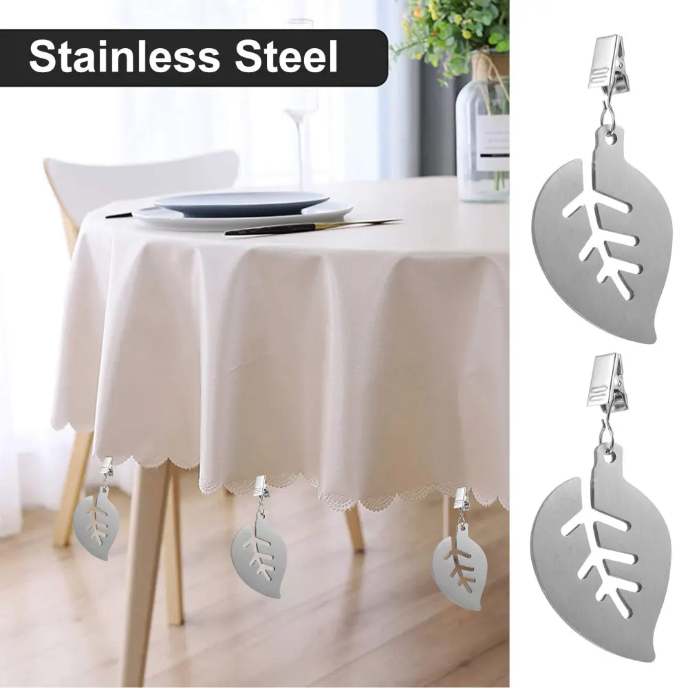 

4pcs Stainless Steel Table Cover Weights Table Cloth Pendant Tablecloth Holder