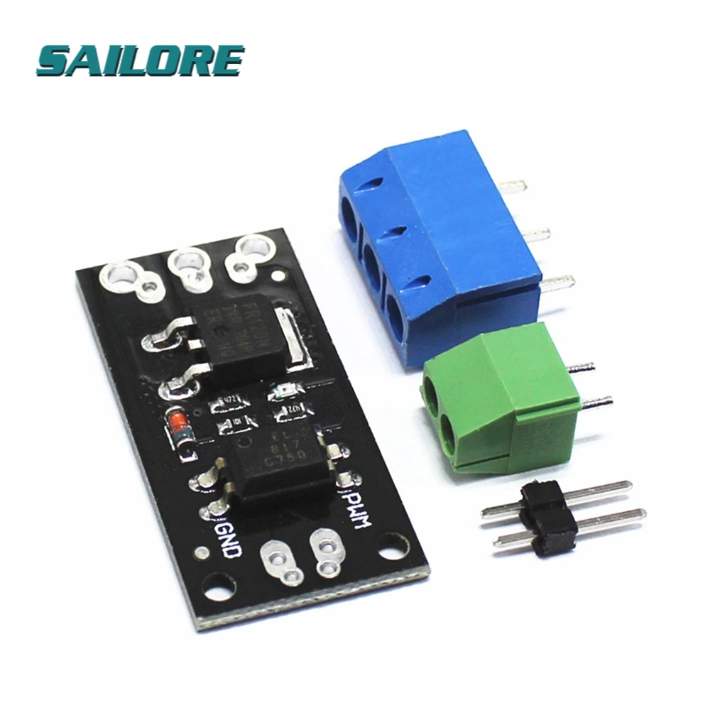

Isolated MOSFET MOS Field Effect Tube Module 3V / 5V FR120N LR7843 D4184 AOD4184 Board Replacement Relay For Arduino and MCU
