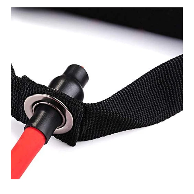 Тянущиеся ленты с ручками для йоги эластичная фитнес трубка тренировок в