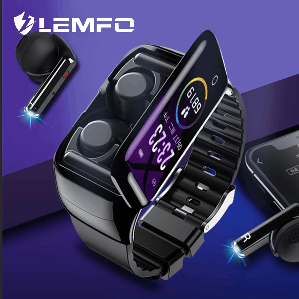 Мужские умные часы LEMFO M7S Bluetooth 5 0 TWS пульсометр монитор артериального
