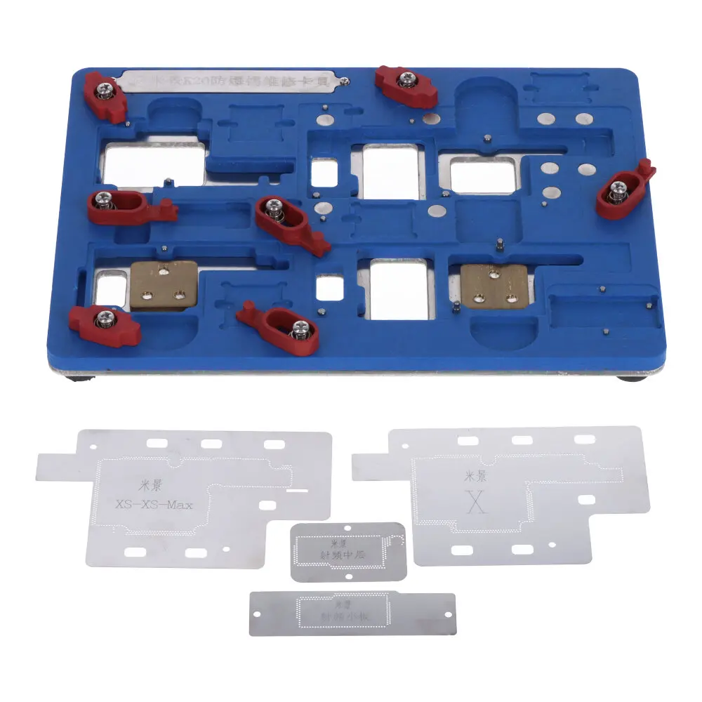 3-в-1 MIJING K20 для iPhone X / XS MAX IC chip layer, фиксатор материнской платы, прецизионный взрывозащищенный инструмент для ремонта телефона