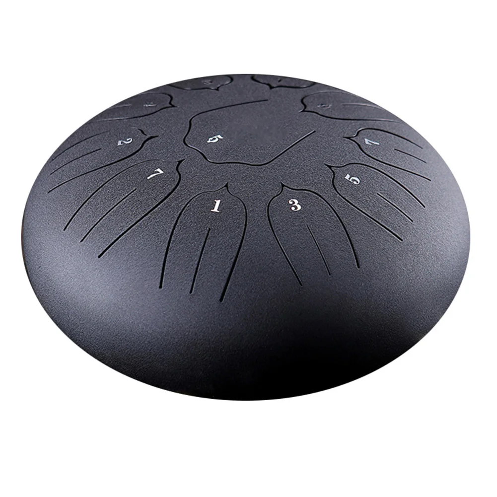 Matte Black Новые стальные барабаны для языка, мини барабаны для ручной поддоны, Ударные музыкальные инструменты, 8 тонов, BF88 - Цвет: Matte Black