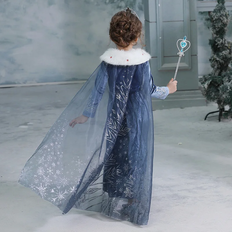 frozen girl Elsa dress girl princess Anna dress princess dress kids dresses for girls new year costume