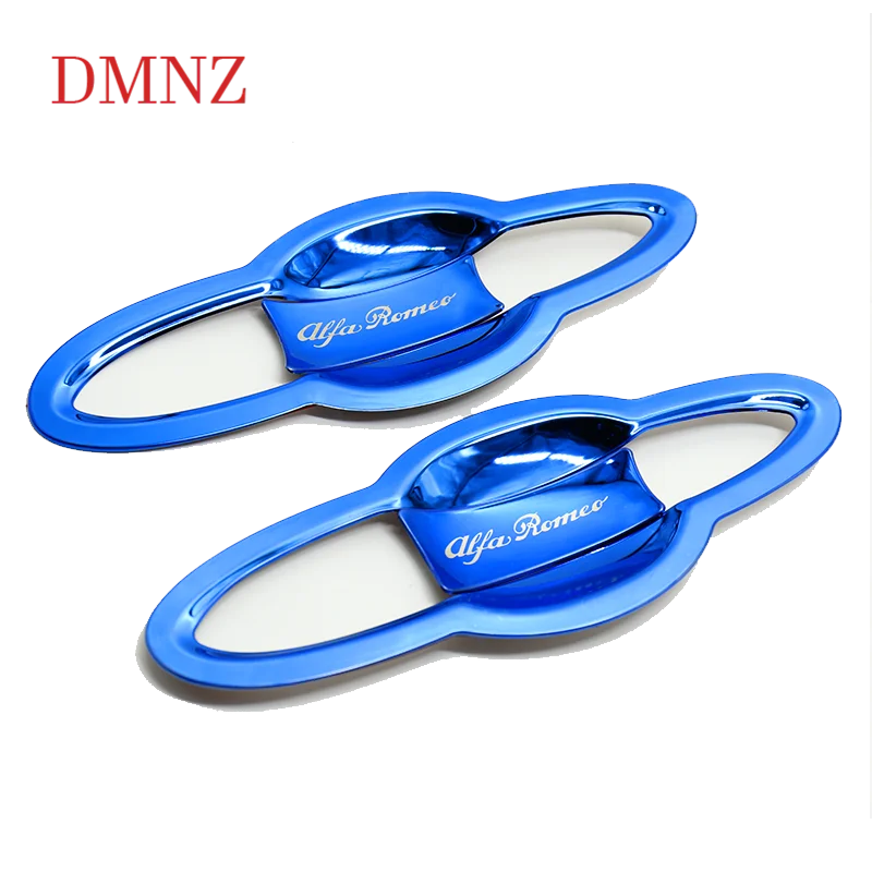 

Car outer door bowl sticker outer handle door handle frame sticker For Alfa Romeo Giulia Stelvio Modification Accessories