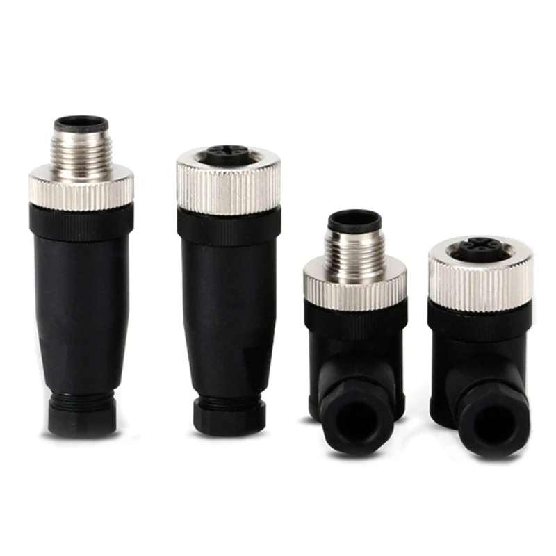 PG7 Sensor Connector IP67 4/5/8 Pin Male/Female Straight/Right Angle M12 Plug | Обустройство дома
