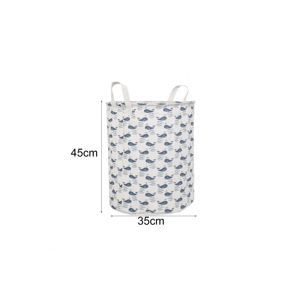 

1Pcs Storage Basket Large Capacity Multifunctional Cotton Flax Household Laundry Basket for Bathroom Fordable Laundry Baskets
