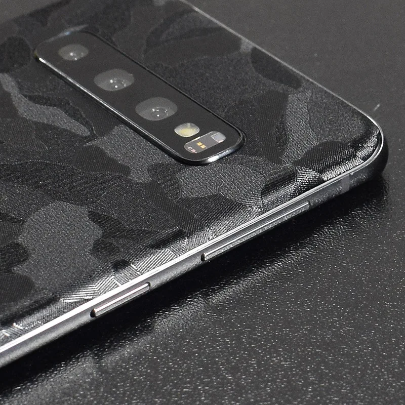 Черная камуфляжная пленка для Samsung Galaxy S8/S8 Plus/S9/S9 Plus/S10/S10 Plus/S10E защитная наклейка |