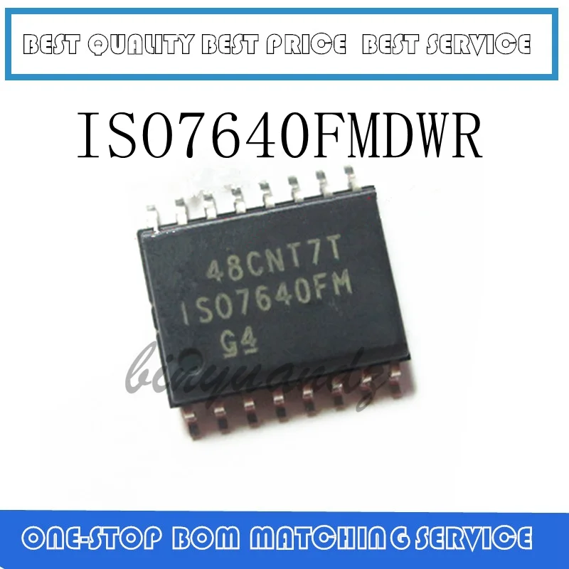3 шт./лот ISO7640FMDWR ISO7640 ISO7640FM 7640 DGTL 5KV 4CH GEN PURP 16soic IC лучшее качество|Аксессуары для