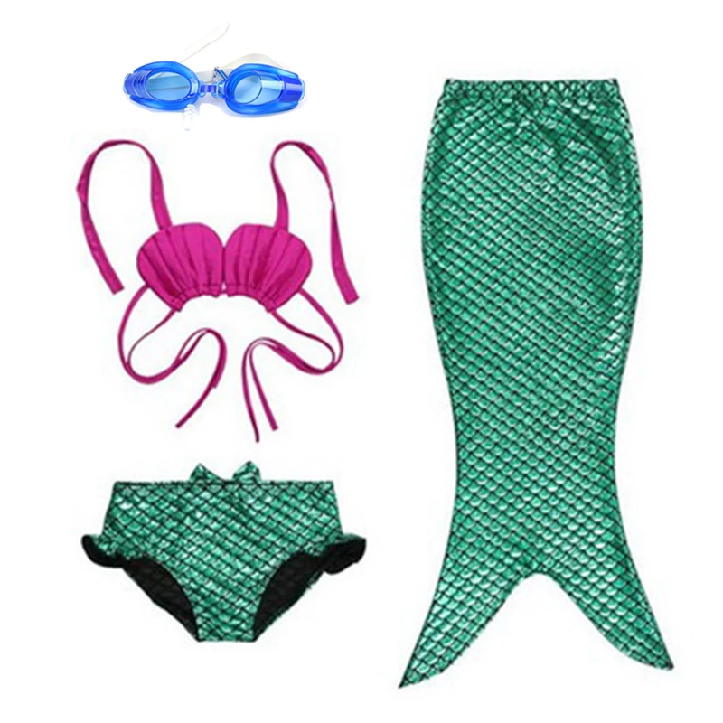 Детский женский костюм Русалочки Ариэль купальный для косплея |