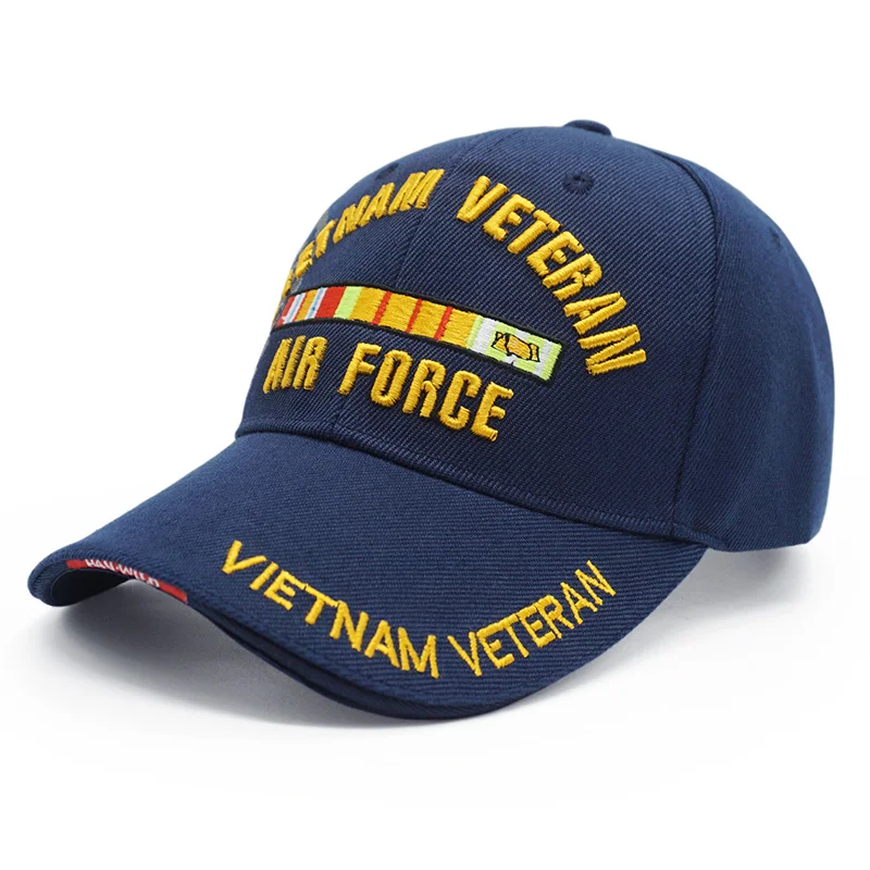 VIETN navy Новая брендовая мужская тактическая бейсбольная кепка Eagle SWAT, армейская бейсболка, хлопковая кепка, Регулируемая Мужская Уличная Бейсболка Кепка Gorras - Цвет: VIETN navy