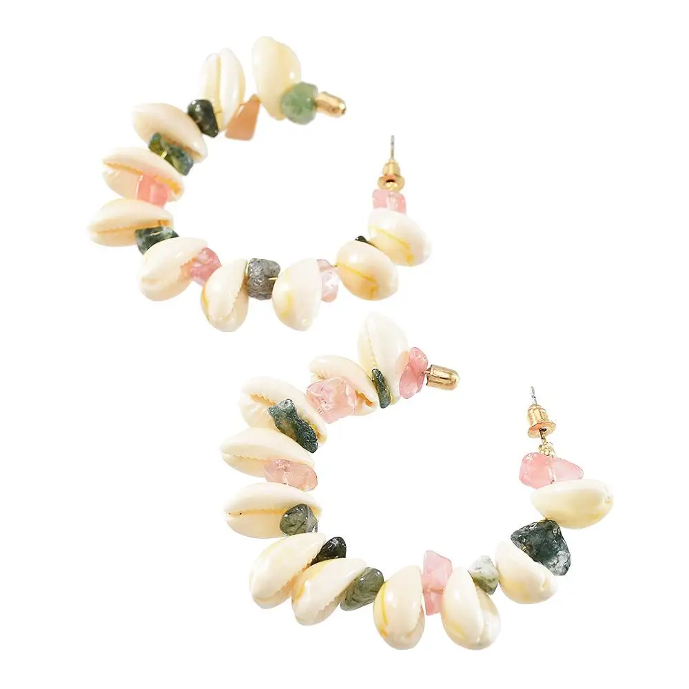 Женские круглые серьги-кольца с большим круговым кольцом для женщин блестящие