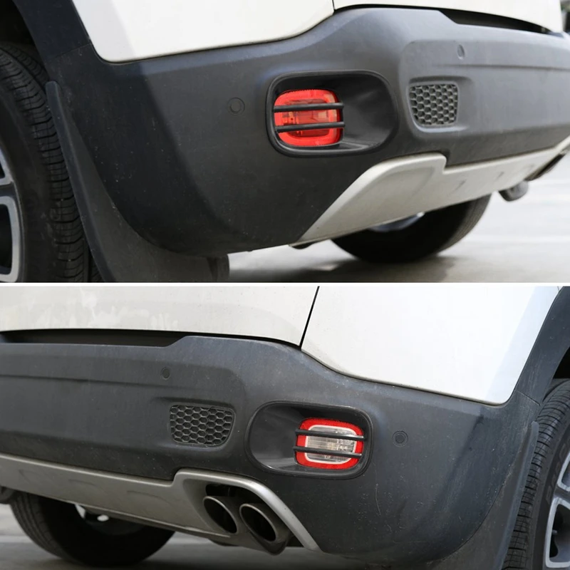Rear Tail Fog Light Lamp Frame Trim Cover for Jeep Renegade 2015 2016 2017 2018 Car Accessories | Автомобили и мотоциклы
